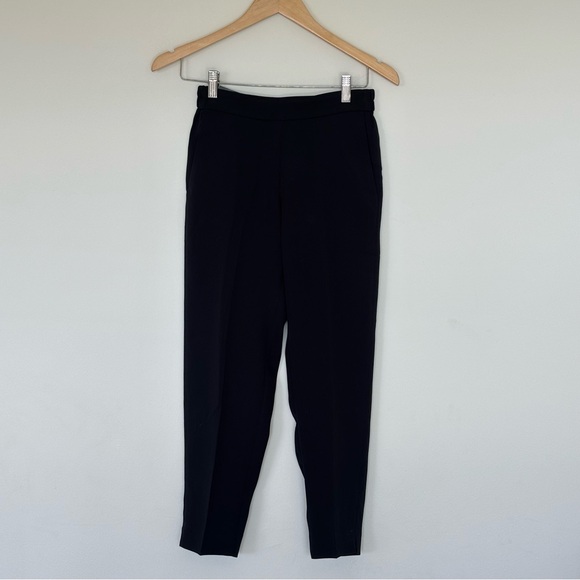 New with Tags J. Crew Jamie Wide Leg Elastic Waist Work Black Pants 2 Petite - Picture 3 of 8